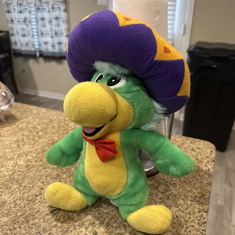 Vintage José Carioca Play By Play Plush The Three Caballeros Disney